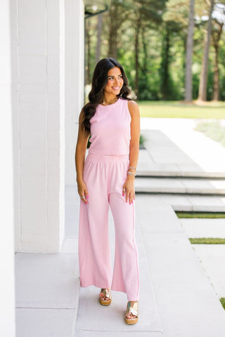 Ballet Pink Knit Set - Instyle Boutique