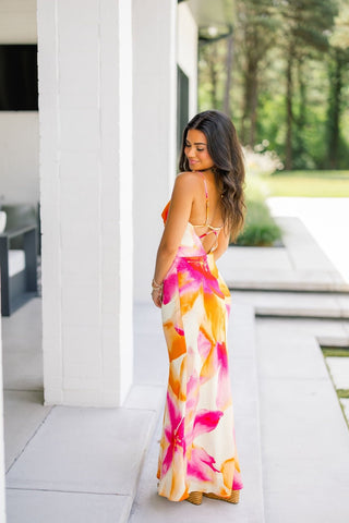 Golden Sunset Maxi Dress - Instyle Boutique