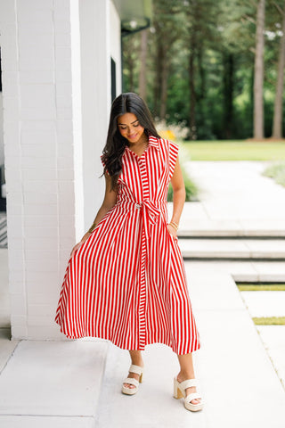 Liberty Lane Striped Dress