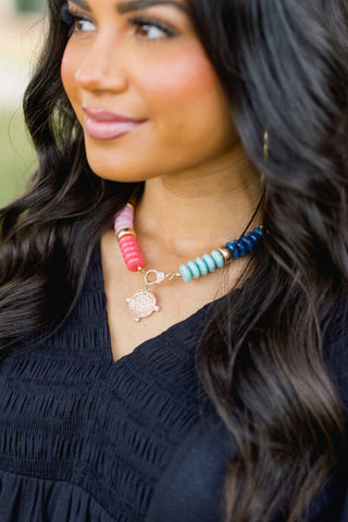 Sunset Spectrum Charm Necklace - Instyle Boutique