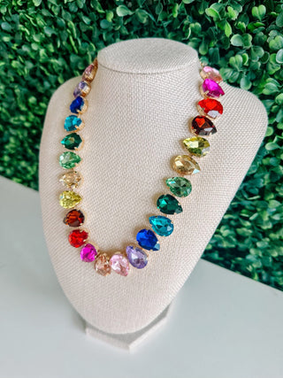 Confetti Gemstone Necklace - Instyle Boutique