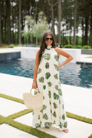 Palm Cove Halter Maxi Dress - Instyle Boutique