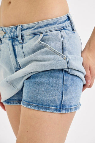 The Right Impression Denim Skort - Instyle Boutique