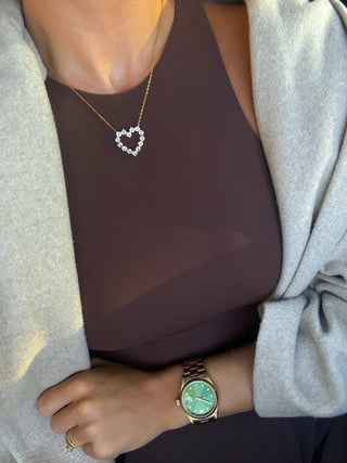 Heart of Gold Diamond Necklace - Instyle Boutique