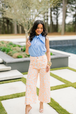 Wild Tangerine Leopard Pants - Instyle Boutique