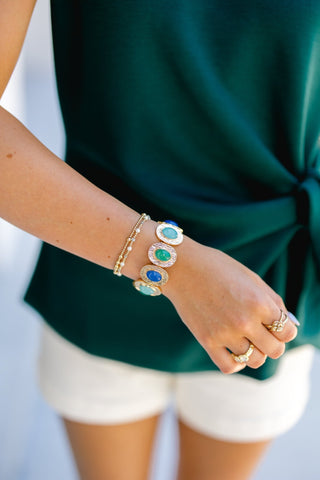 Jewel Tone Stretch Bracelet - Instyle Boutique