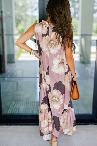 Petal Reverie Floral Midi Dress - Instyle Boutique