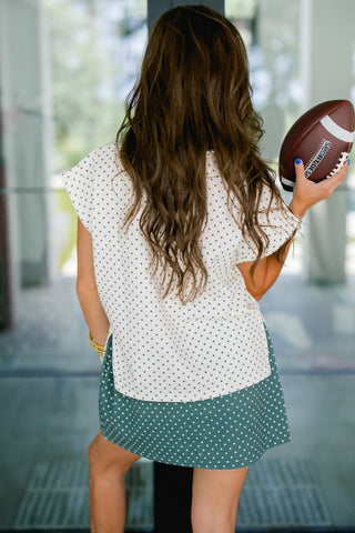 Dot & Dash Polka Dot Skort Set - Instyle Boutique