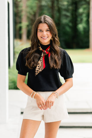 The Scarlet Scarf Top