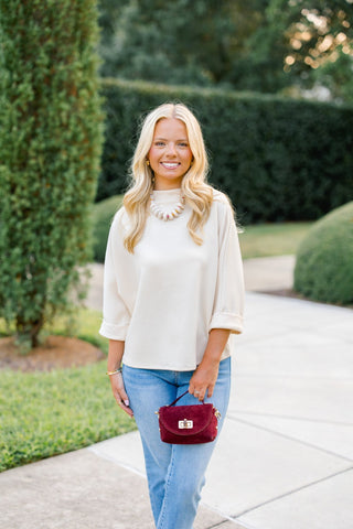 Sierra Suede Burgundy Mini Bag - Instyle Boutique