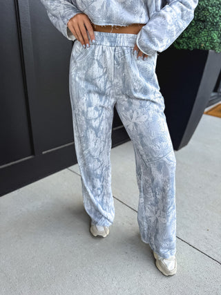 BIRDIE PREORDER Free Flow Pants in Silver Skies Camo - Instyle Boutique