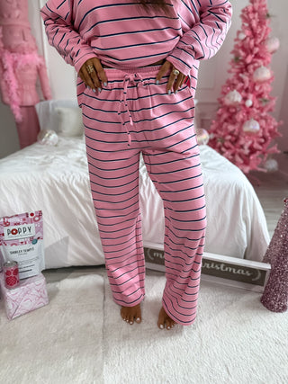 BIRDIE PREORDER Sunday Ease Set in Snowberry Stripe (Sold as Set) - Instyle Boutique