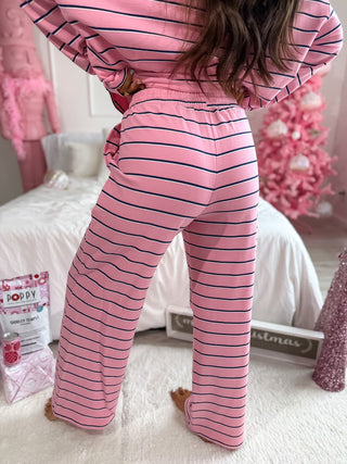 BIRDIE PREORDER Sunday Ease Set in Snowberry Stripe (Sold as Set) - Instyle Boutique