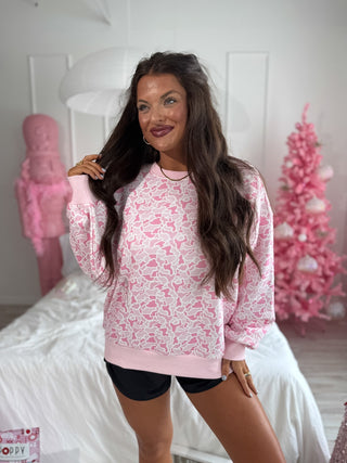 BIRDIE PREORDER Soft Spun Crewneck in Sugar Bloom Duck Camo - Instyle Boutique
