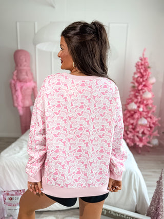 BIRDIE PREORDER Soft Spun Crewneck in Sugar Bloom Duck Camo - Instyle Boutique