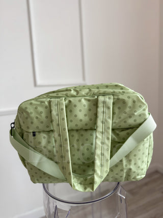 BIRDIE PREORDER Daily Hustle Duffle in Pistachio Dot