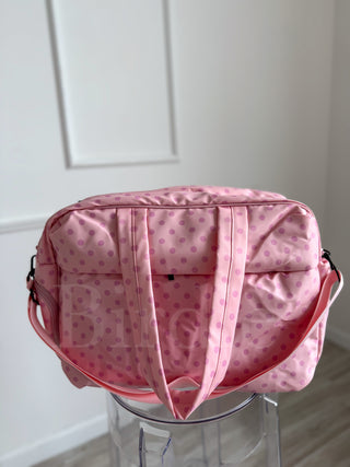 BIRDIE PREORDER Daily Hustle Duffle in Pinky Promise Dot