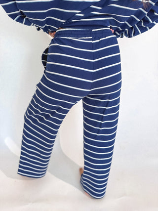 BIRDIE PREORDER Sunday Ease Set in Deep Harbor Stripe (Sold as Set) - Instyle Boutique