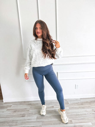 BIRDIE PREORDER Soft Spun Crewneck in Frost Fade Camo - Instyle Boutique