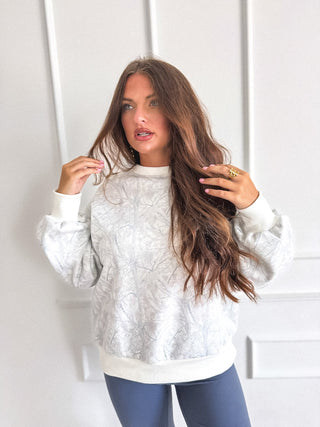 BIRDIE PREORDER Soft Spun Crewneck in Frost Fade Camo - Instyle Boutique