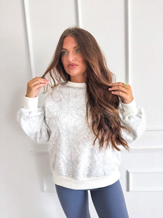 BIRDIE PREORDER Soft Spun Crewneck in Frost Fade Camo - Instyle Boutique