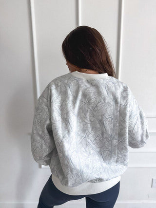 BIRDIE PREORDER Soft Spun Crewneck in Frost Fade Camo - Instyle Boutique