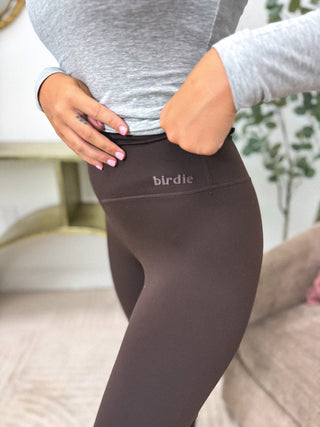 BIRDIE PREORDER AirSkin Leggings in Espresso - Instyle Boutique