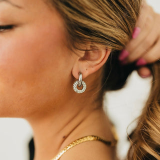 Ivy Interlock Hoop Earring - WATERPROOF ~PREORDER~ - Instyle Boutique