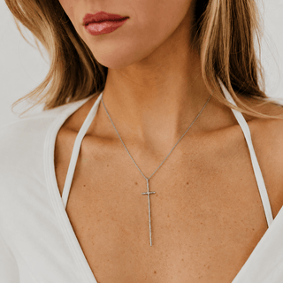 Modern Cross Necklace - WATERPROOF ~PREORDER~ - Instyle Boutique