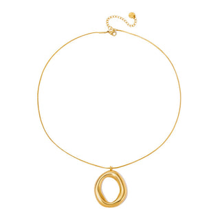 Camille Open Circle Statement Necklace - WATERPROOF ~PREORDER~ - Instyle Boutique