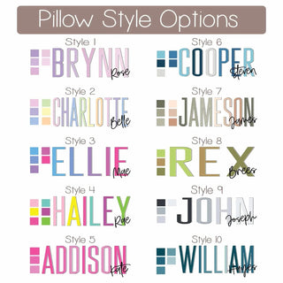 Outline Name Snuggle Pillow - Instyle Boutique