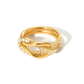 Infinity Diamond Ring - WATERPROOF ~PREORDER~ - Instyle Boutique