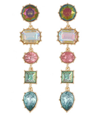 All the Jewels Linear Earrings