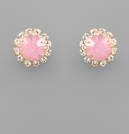 Beam Pink Opal Earrings – ORMAN