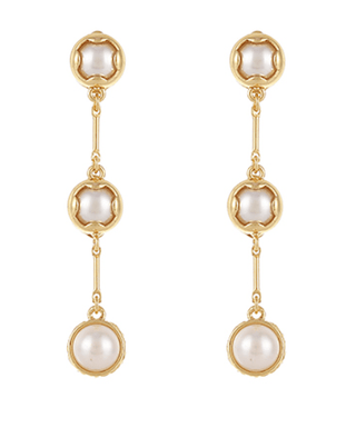 Pearl Link Drop Earrings - Instyle Boutique