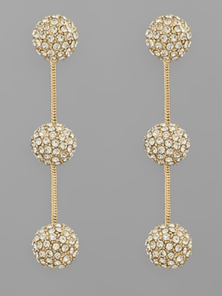 Triple Fireball Earrings - Instyle Boutique