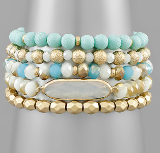 Turquoise Blue Bracelet Set