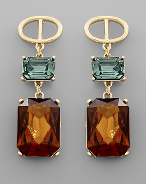 Forever Topaz Crystal Earrings