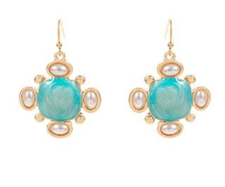 Simply Serene Turquoise Earrings
