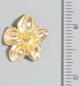 Golden Flower Stud Earrings