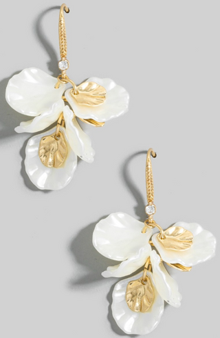 Pearl Petals Delicate Earrings