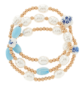 Singing the Blues Bracelet Set - Instyle Boutique
