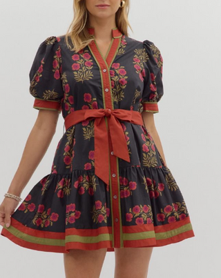 Elle Fall Floral Dress
