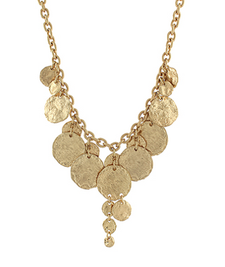 Golden Radiance Coin Necklace
