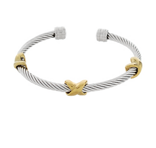 X Marks The Spot Cuff Bracelet