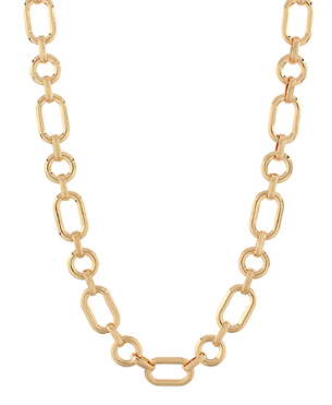 Golden Links Chain Necklace