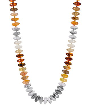 Autumn Glow Beaded Necklace