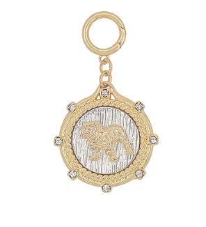 Regal Bulldog Medallion Charm