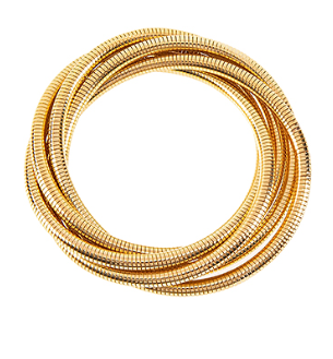 5 Row Omega Chain Bracelet