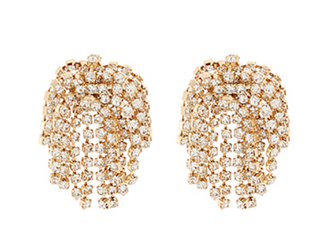 Fringe Gold Chain Earrings